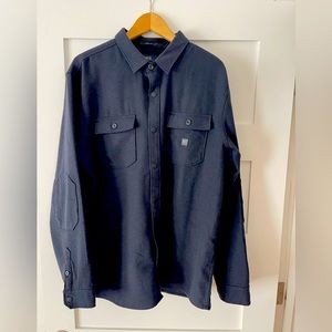Roark Nordsman Flannel Shirt Navy